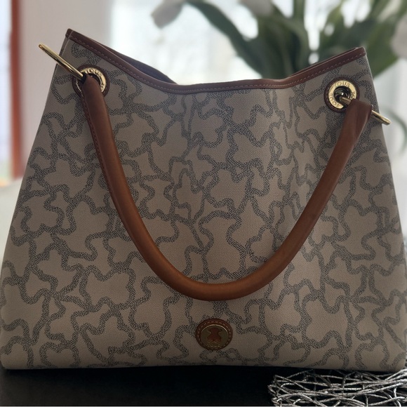 Tous Brown and Cream Shoulder Bag - Picture 1 of 9